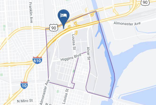Orleans Par - Motel 6 New Orleans La Near Downtown Maps