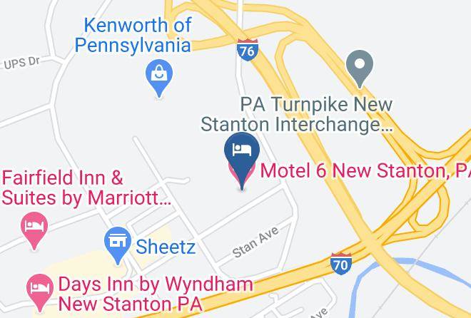 Westmoreland - Motel 6 New Stanton Pa Maps