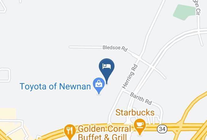 Coweta - Motel 6 Newnan Ga Maps