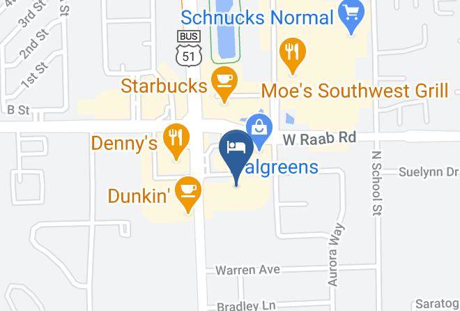 Mclean - Motel 6 Normal Il Bloomington Area Maps