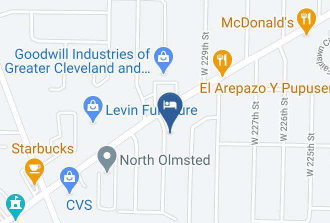 Cuyahoga - Motel 6 North Olmsted Oh Maps