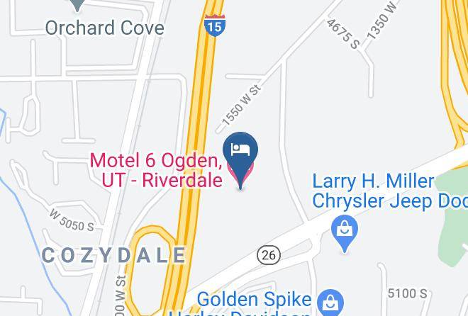 Weber - Motel 6 Ogden Ut Riverdale Maps