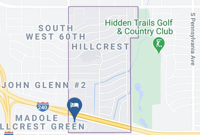 Motel 6 Oklahoma City Airport East Map