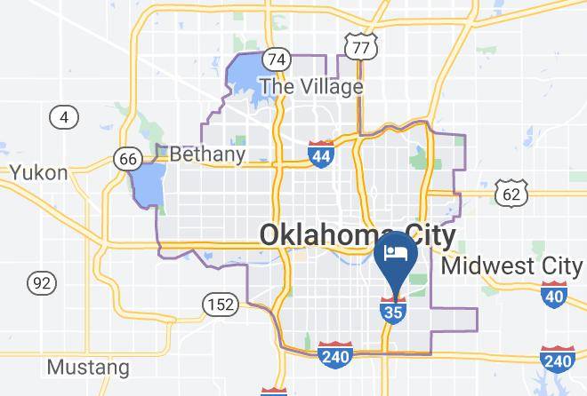 Oklahoma - Motel 6 Oklahoma City Ok South Maps
