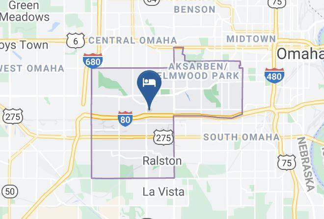 Douglas - Motel 6 Omaha Ne Central Maps