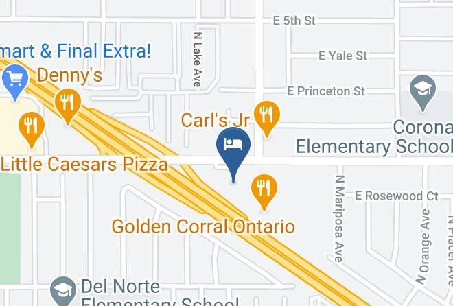 San Bernardino - Motel 6 Ontario Ca Airport Maps