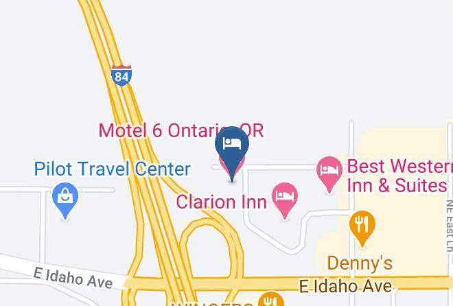 Malheur - Motel 6 Ontario Or Maps
