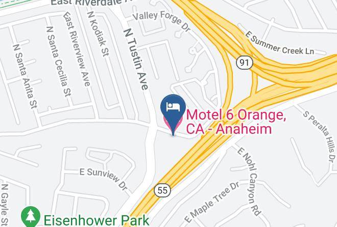 Orange - Motel 6 Orange Ca Anaheim Maps