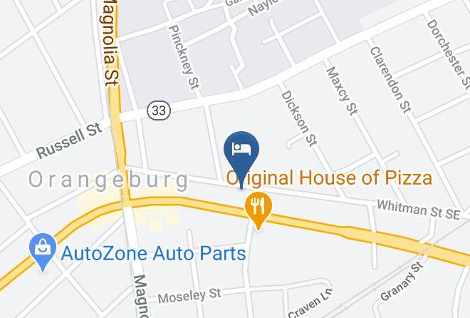 Orangeburg - Motel 6 Orangeburg Sc Maps