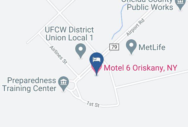 Oneida - Motel 6 Oriskany Ny Maps
