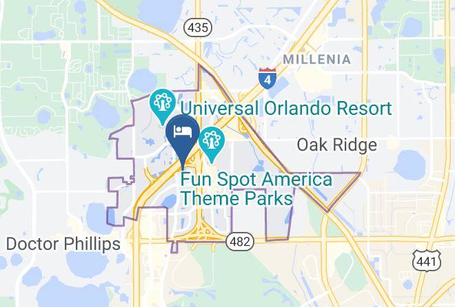 Orange - Motel 6 Orlando Fl International Dr Maps
