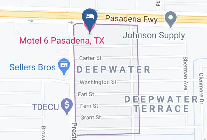 Harris - Motel 6 Pasadena Tx Maps