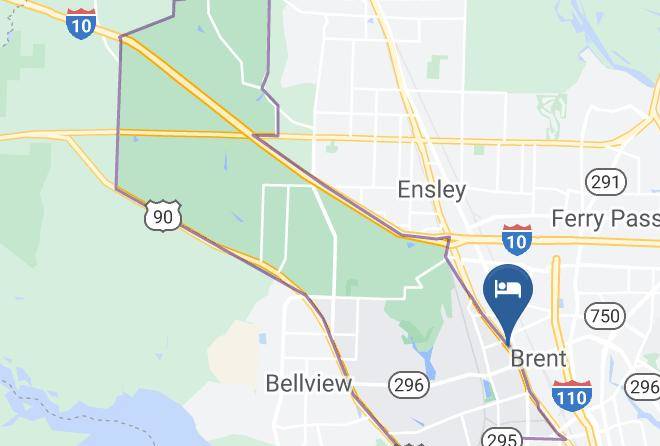 Motel 6 Pensacola Fl West Map