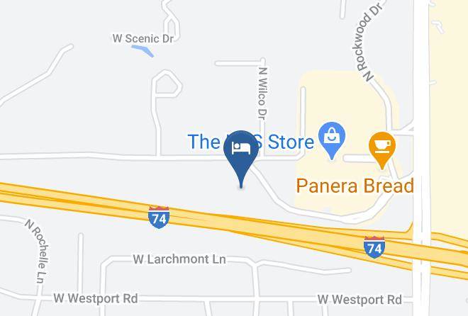 Peoria - Motel 6 Peoria Il Maps
