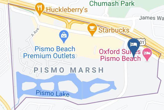 San Luis Obispo - Motel 6 Pismo Beach Ca Maps