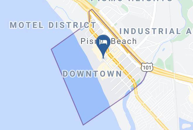 San Luis Obispo - Motel 6 Pismo Beach Pacific Ocean Maps