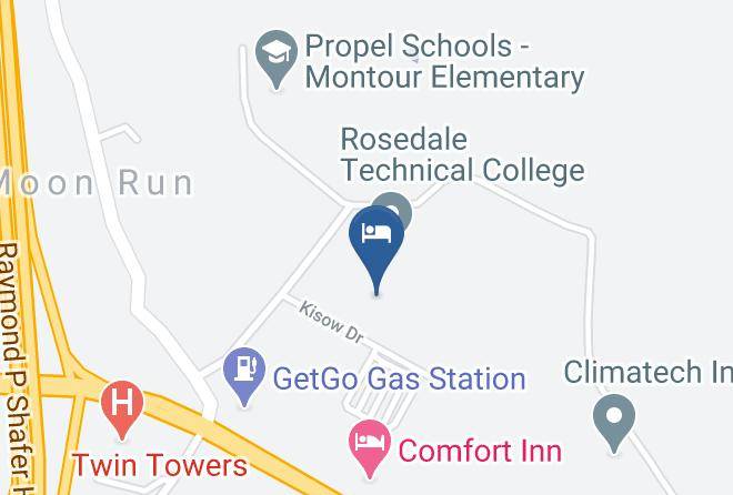 Motel 6 Pittsburgh Pa Crafton Map