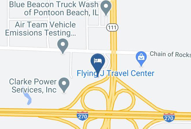 Magnuson Hotel Camelot Map