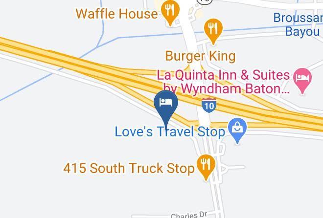 West Baton Rouge Par - Motel 6 Port Allen La Baton Rouge Maps