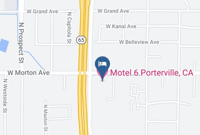 Motel 6 Porterville Ca Map