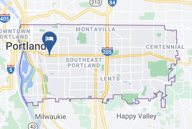 Multnomah - Motel 6 Portland Or Central Maps
