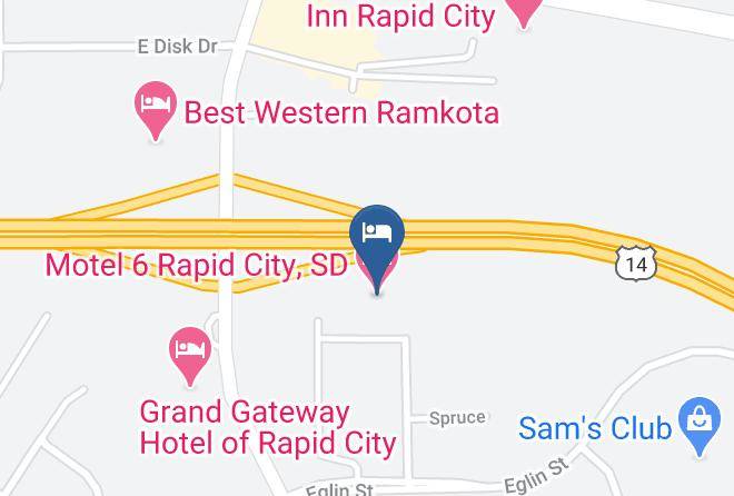 Pennington - Motel 6 Rapid City Sd Maps