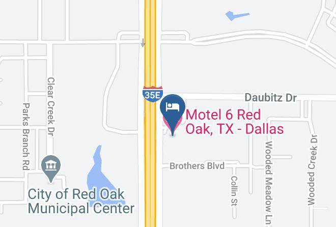 Motel 6 Red Oak Tx Dallas Map