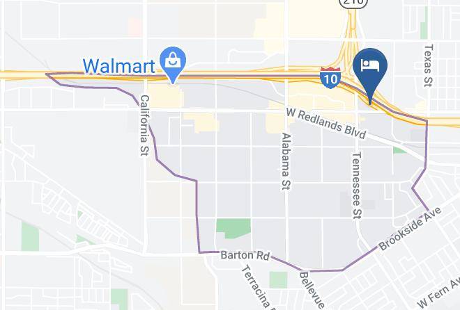 San Bernardino - Motel 6 Redlands Ca Maps