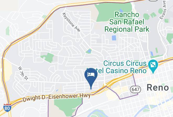 Washoe - Motel 6 Reno Nv West Maps