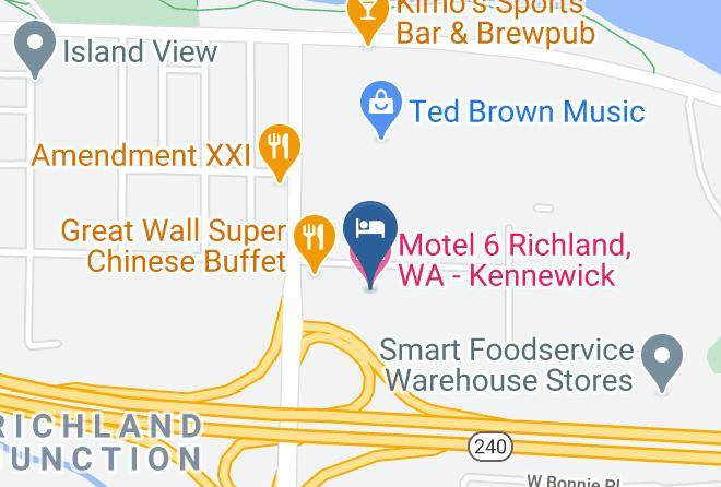 Benton - Motel 6 Richland Wa Kennewick Maps