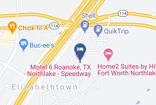 Denton - Motel 6 Roanoke Tx Northlake Speedway Maps