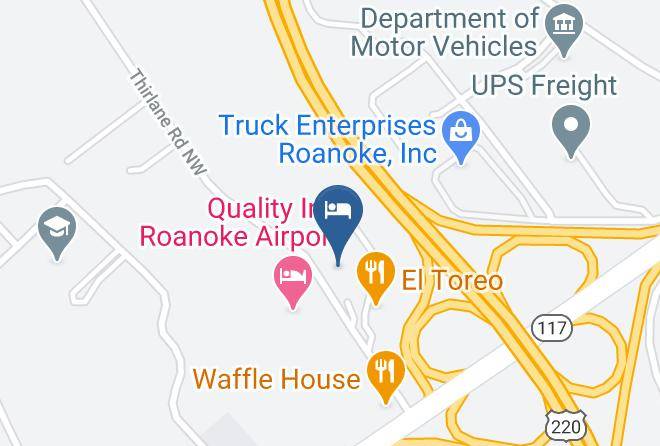 Roanoke - Motel 6 Roanoke Va Maps