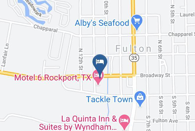 Aransas - Motel 6 Rockport Tx Maps