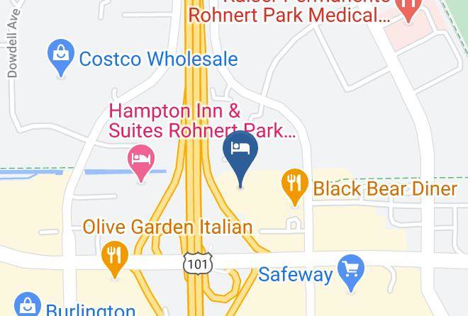 Sonoma - Motel 6 Rohnert Park Ca Maps
