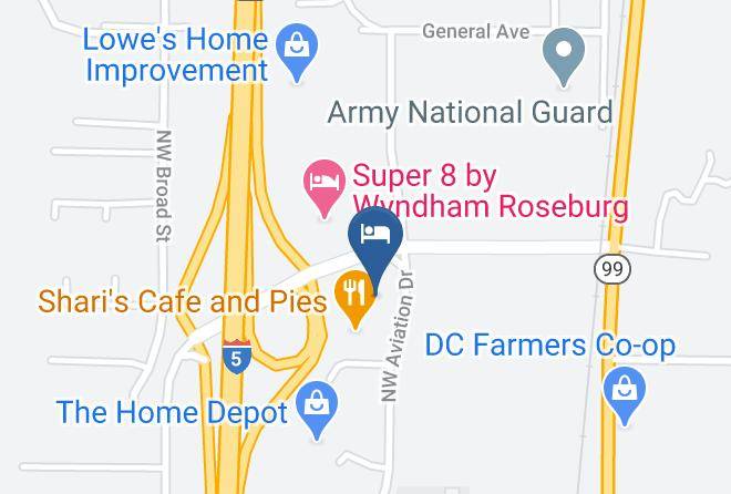 Douglas - Motel 6 Roseburg Or Maps