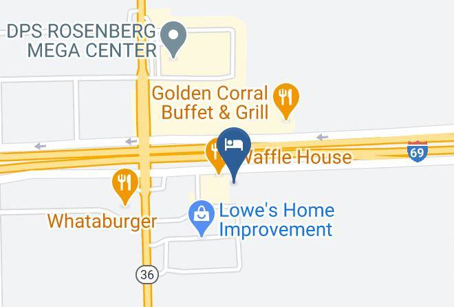 Motel 6 Rosenberg Tx Map