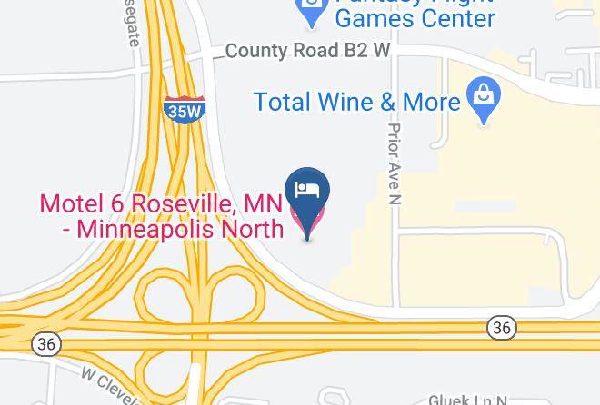 Ramsey - Motel 6 Roseville Mn Minneapolis North Maps