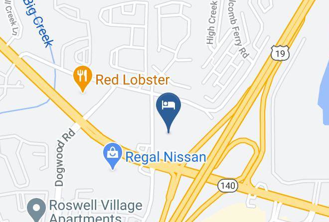 Fulton - Motel 6 Roswell Ga Atlanta Maps