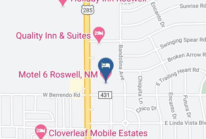 Chaves - Motel 6 Roswell Nm Maps