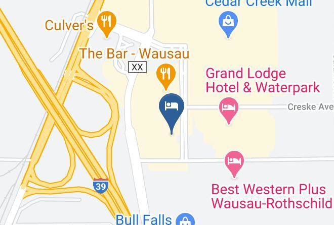 Marathon - Motel 6 Rothschild Wi Maps