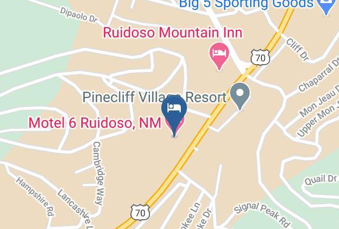 Lincoln - Motel 6 Ruidoso Nm Maps