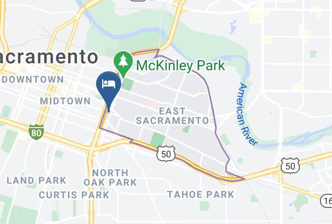 Sacramento - Motel 6 Sacramento Ca Downtown Maps