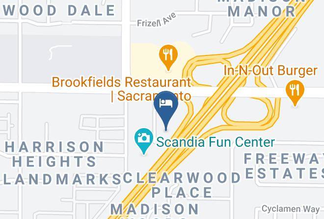 Sacramento - Motel 6 Sacramento Ca North Maps