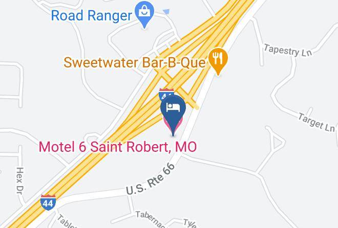 Pulaski - Motel 6 Saint Robert Mo Maps