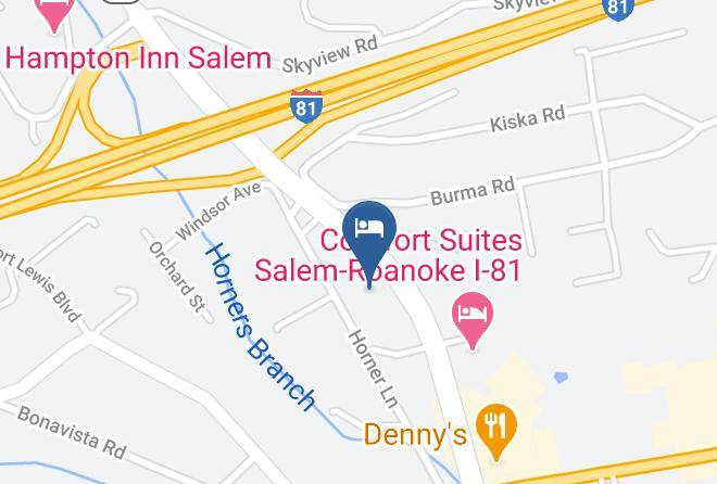 Salem City - Motel 6 Salem Va Maps
