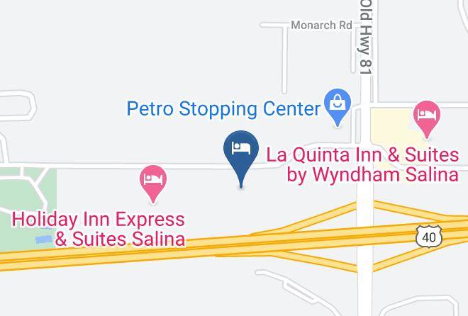 Saline - Motel 6 Salina Ks Maps