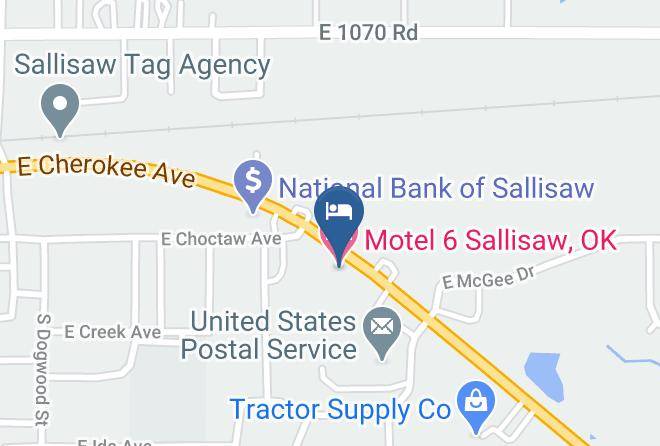 Motel 6 Sallisaw Ok Map
