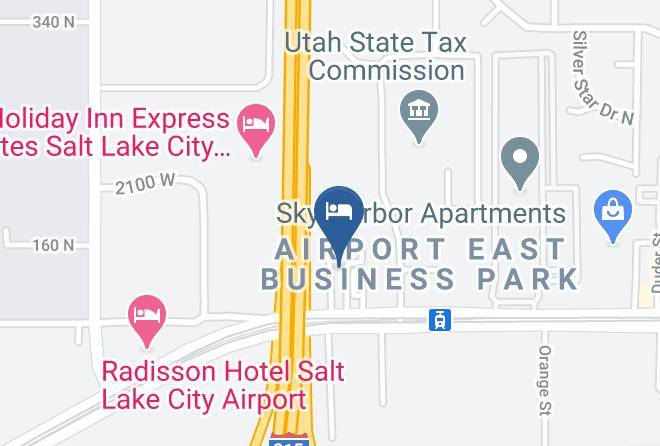 Salt Lake - Motel 6 Salt Lake City Ut West Airport Maps