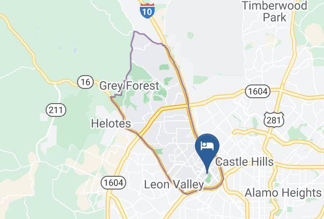 Bexar - Motel 6 San Antonio Medical Center South Maps