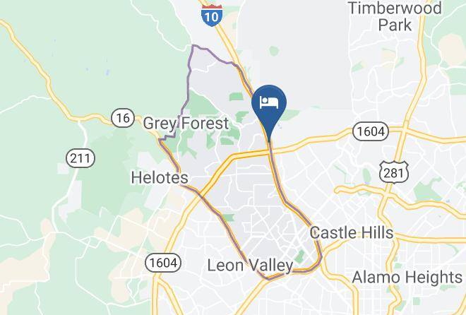 Bexar - Motel 6 San Antonio Tx Fiesta Maps
